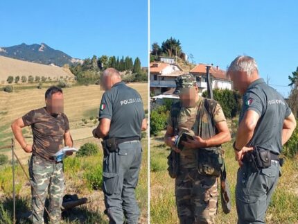 Cacciatori controllati dalla Polizia Provinciale