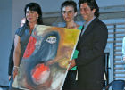 Cristina Persiani dona il quadro 