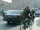 Biciclette nel traffico