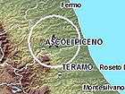 La mappa del terremoto ad Ascoli Piceno del 5 dicembre 2012