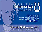 Locandina Concerto Società Filarmonica Ascolana