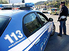 Posto di blocco della Polizia Stradale