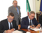 Il Ministro della Salute, Ferruccio Fazio e il Presidente della Regione Marche, Gian Mario Spacca