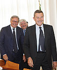il Presidente della Regione
Marche, Gian Mario Spacca e il Ministro della Salute, Ferruccio Fazio